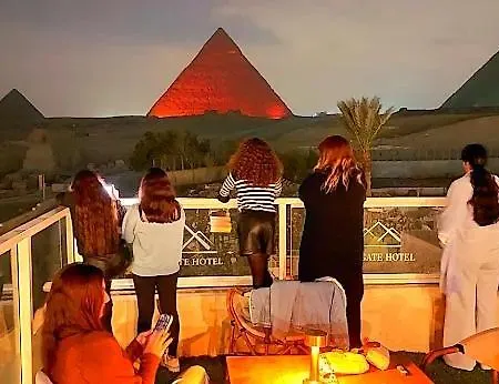 Pyramids & Sphinx Gate Hotel Front View